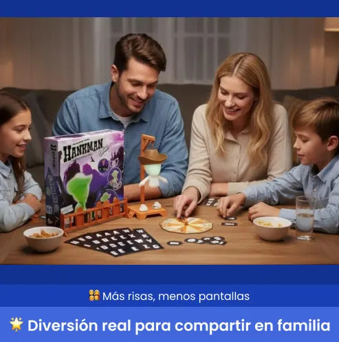 El clásico juego del Ahorcado!...ahora en 3D y que brilla en la oscuridad🎲✨