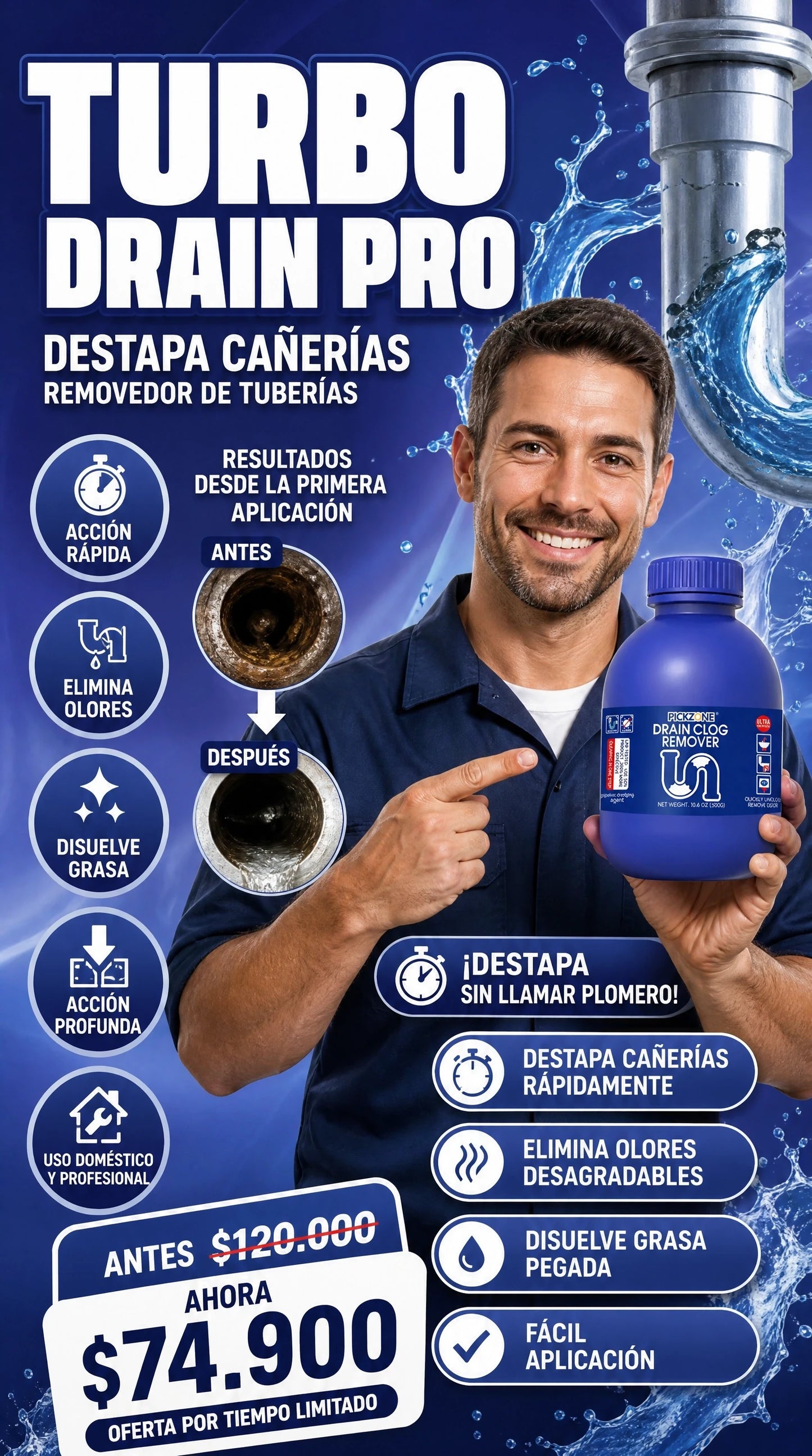 DESTAPA TUBERIAS