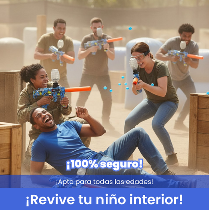 GelFire MP7 - El Regalo Perfecto para Niños y Adultos Que Aman La Acción ⚡🎯