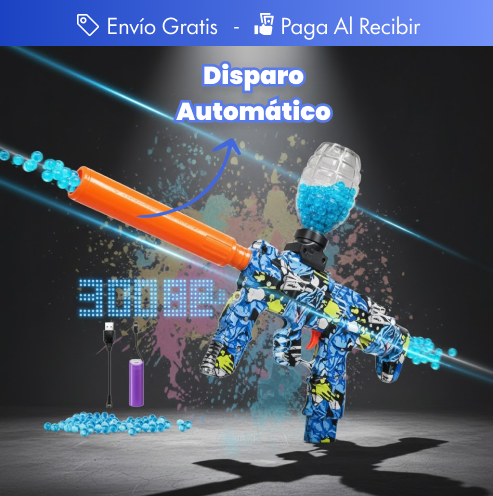 GelFire MP7 - El Regalo Perfecto para Niños y Adultos Que Aman La Acción ⚡🎯