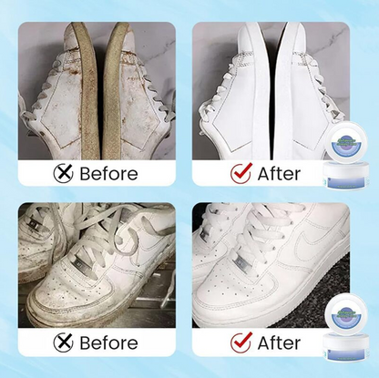 CLEAN SHOES PRO- CREMA LIMPIADORA DE ZAPATOS DE ALTA CALIDAD + ESPONJA GRATIS !
