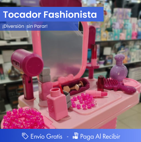 Tocador Fashionista — El Tocador Portátil Más Soñado para Niñas Creativas💄