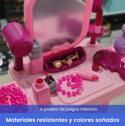 Tocador Fashionista — El Tocador Portátil Más Soñado para Niñas Creativas💄