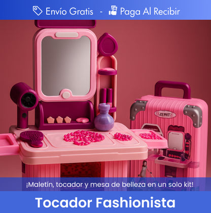 Tocador Fashionista — El Tocador Portátil Más Soñado para Niñas Creativas💄
