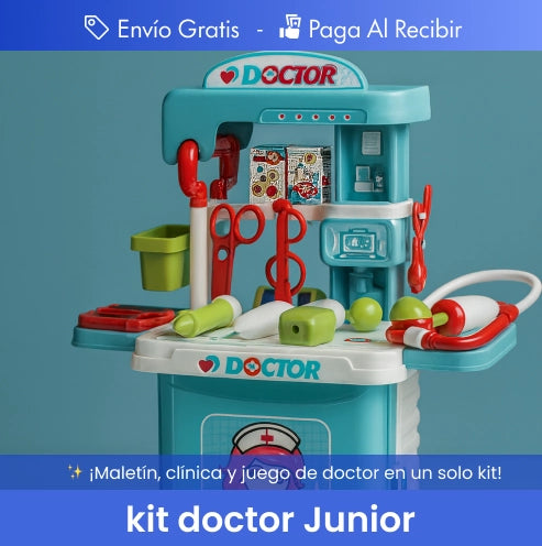 Doctorcito Junior— El Kit Médico Más Divertido Para Pequeños Héroes de la Salud 💉✨