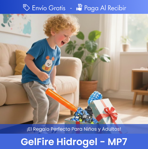 GelFire MP7 - El Regalo Perfecto para Niños y Adultos Que Aman La Acción ⚡🎯