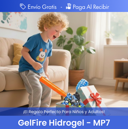 GelFire MP7 - El Regalo Perfecto para Niños y Adultos Que Aman La Acción ⚡🎯