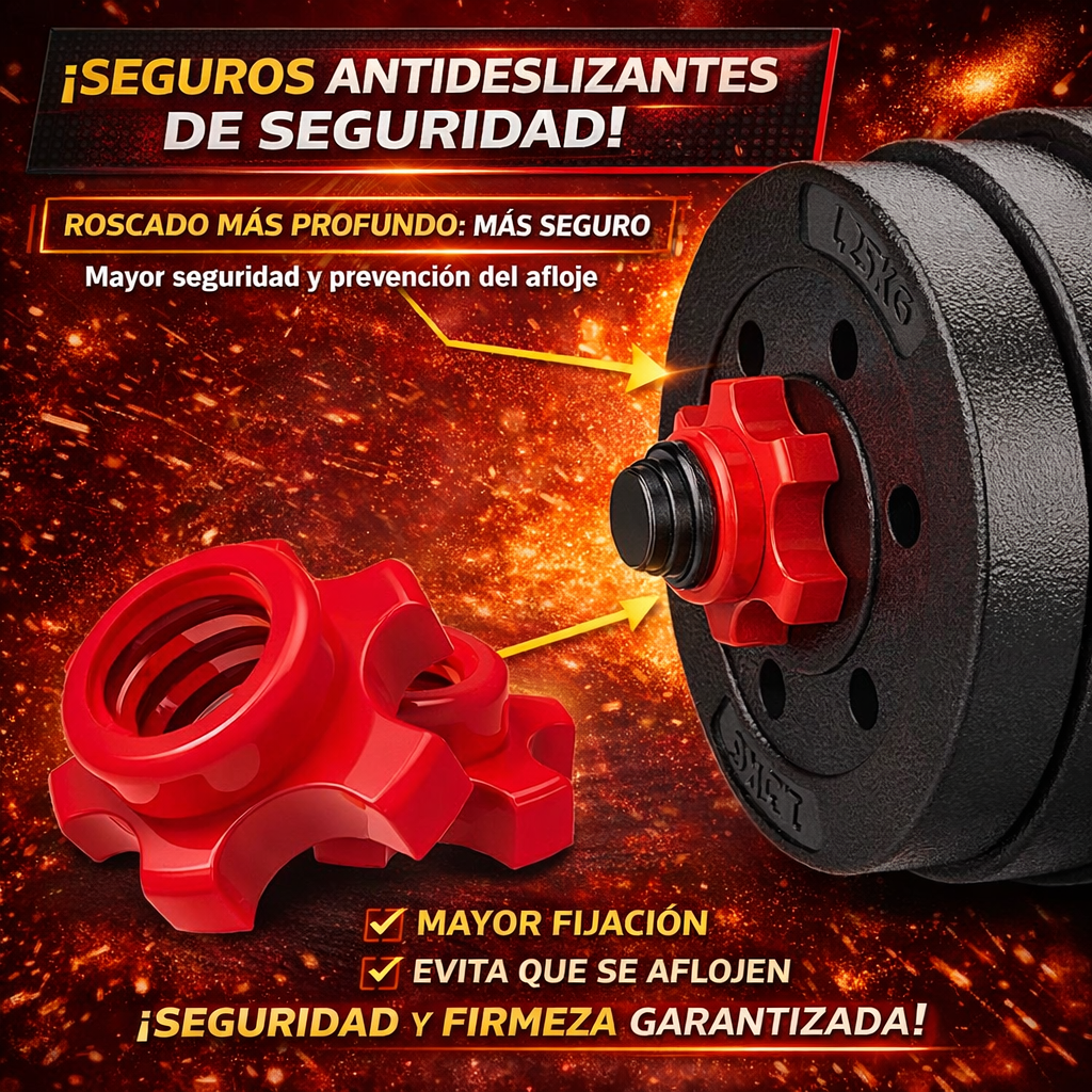 KIT DE MANCUERNAS + GUIA DE ENTRENAMIENTO GRATIS