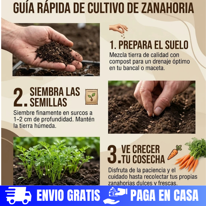 SEMILLAS DE ZANAHORIA