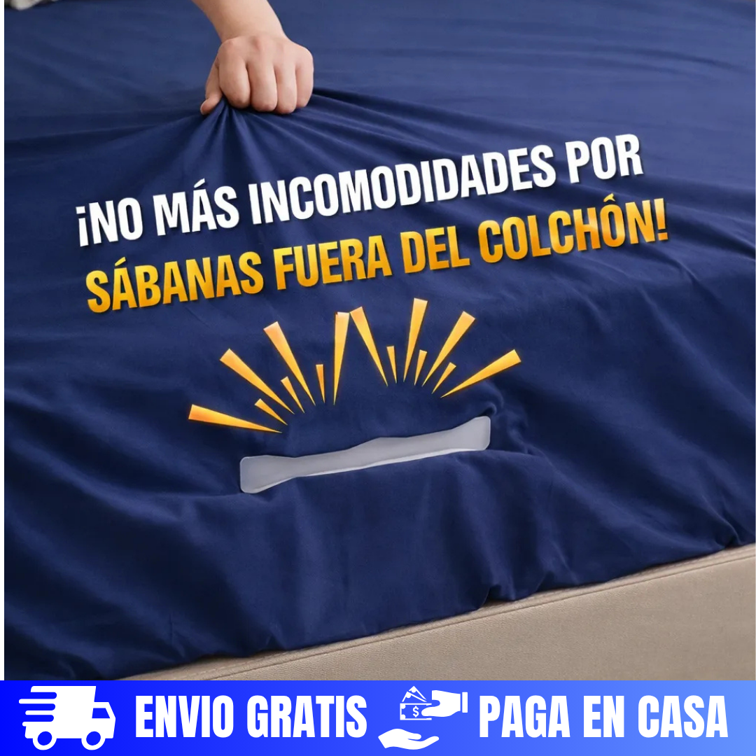 SUJETADOR DE SABANAS COMBO X 4