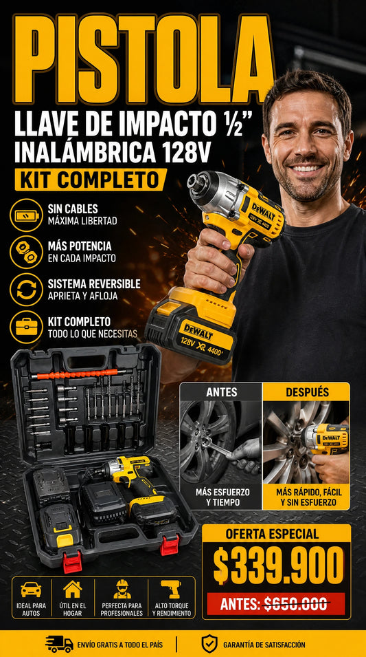 PISTOLA LLAVE DE IMPACTO