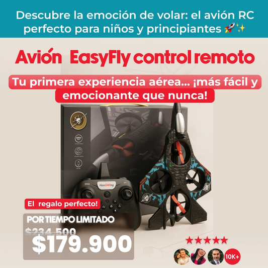 Avión EasyFly - ¡Control Remoto Incluido!