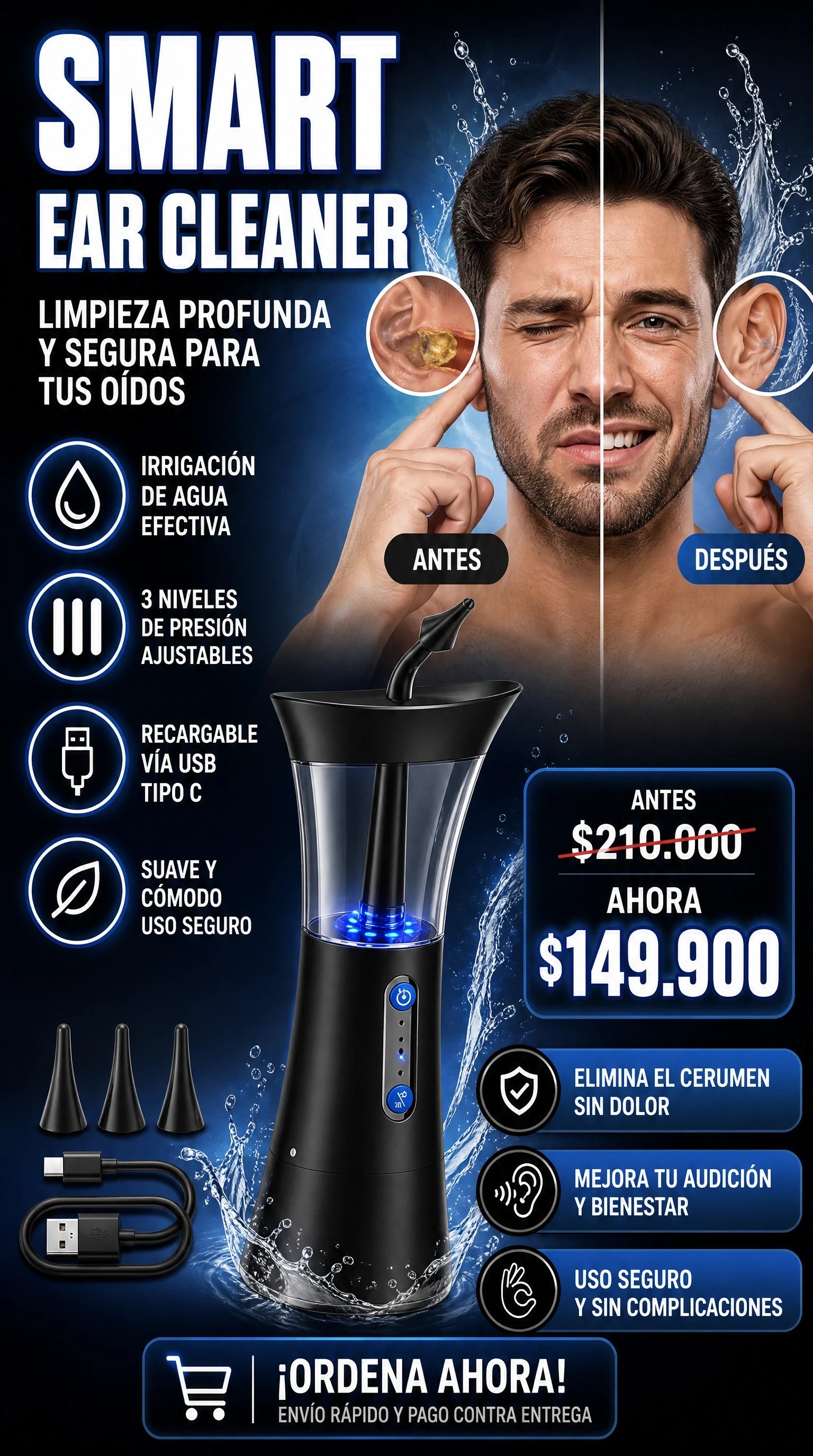 IRRIGADOR DE OIDOS