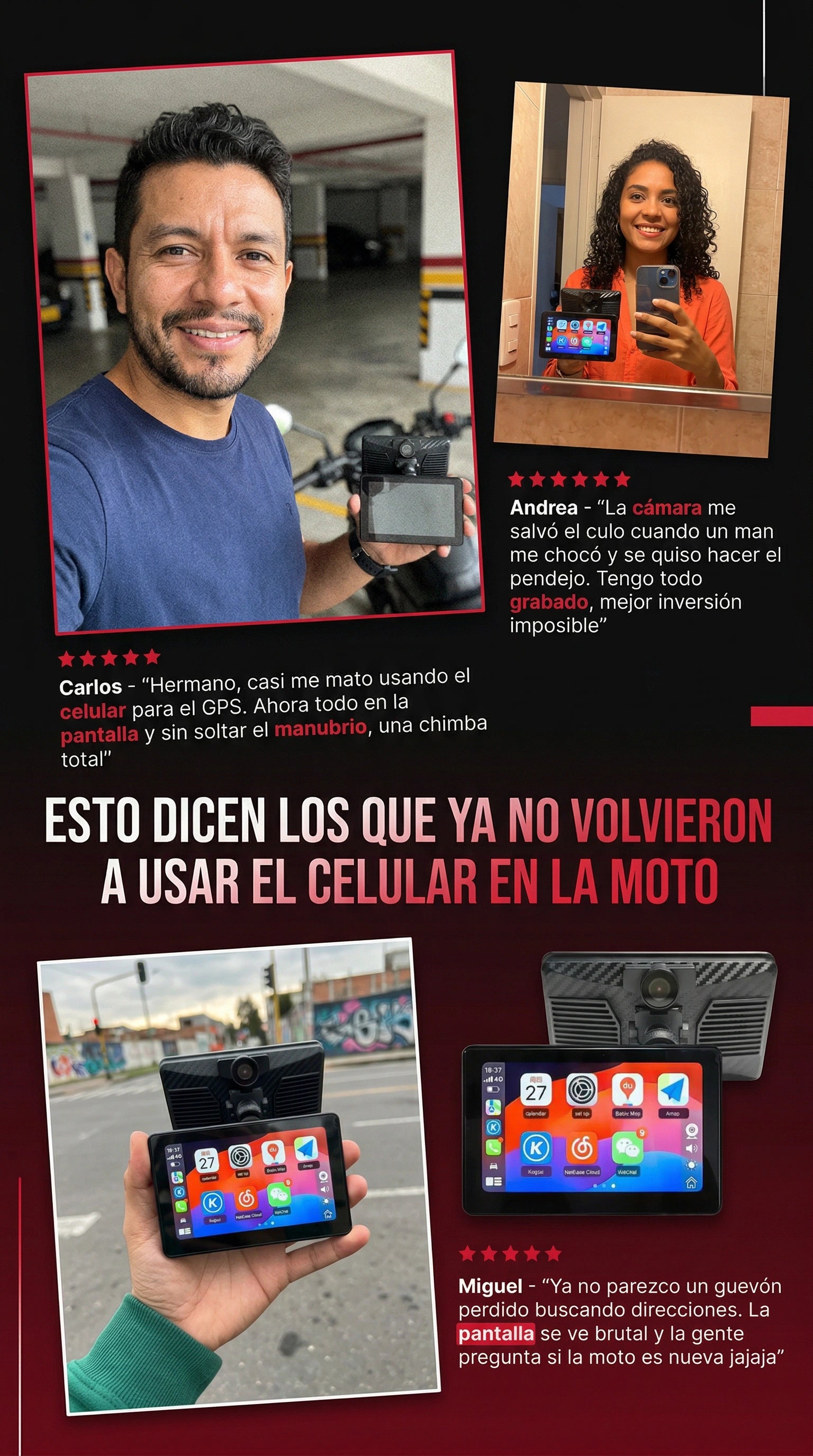 Carplay motos