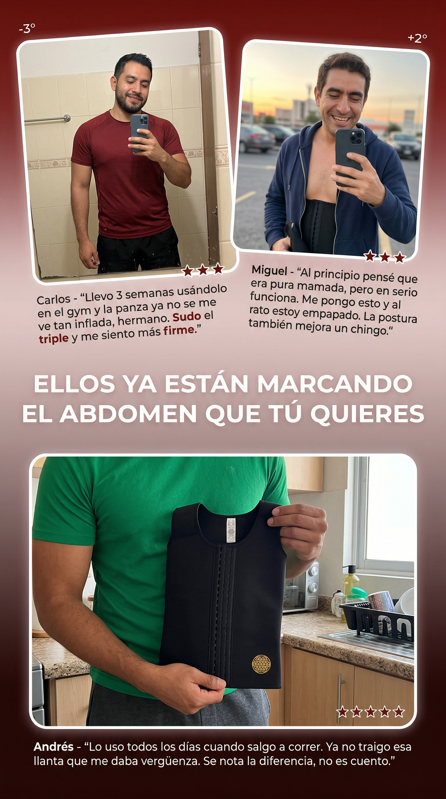 FAJA HOMBRE CHALECO