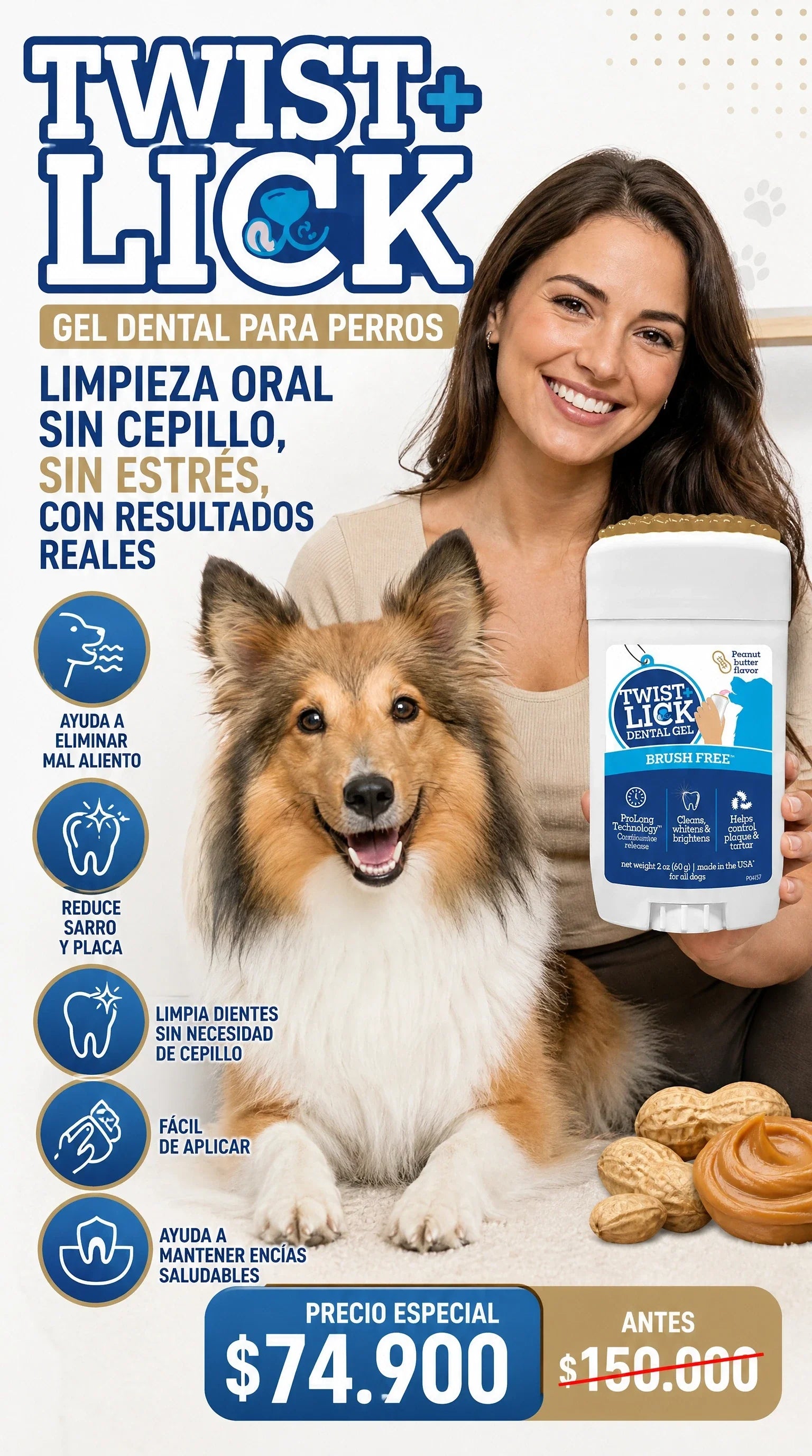 GEL DENTAL PARA PERROS