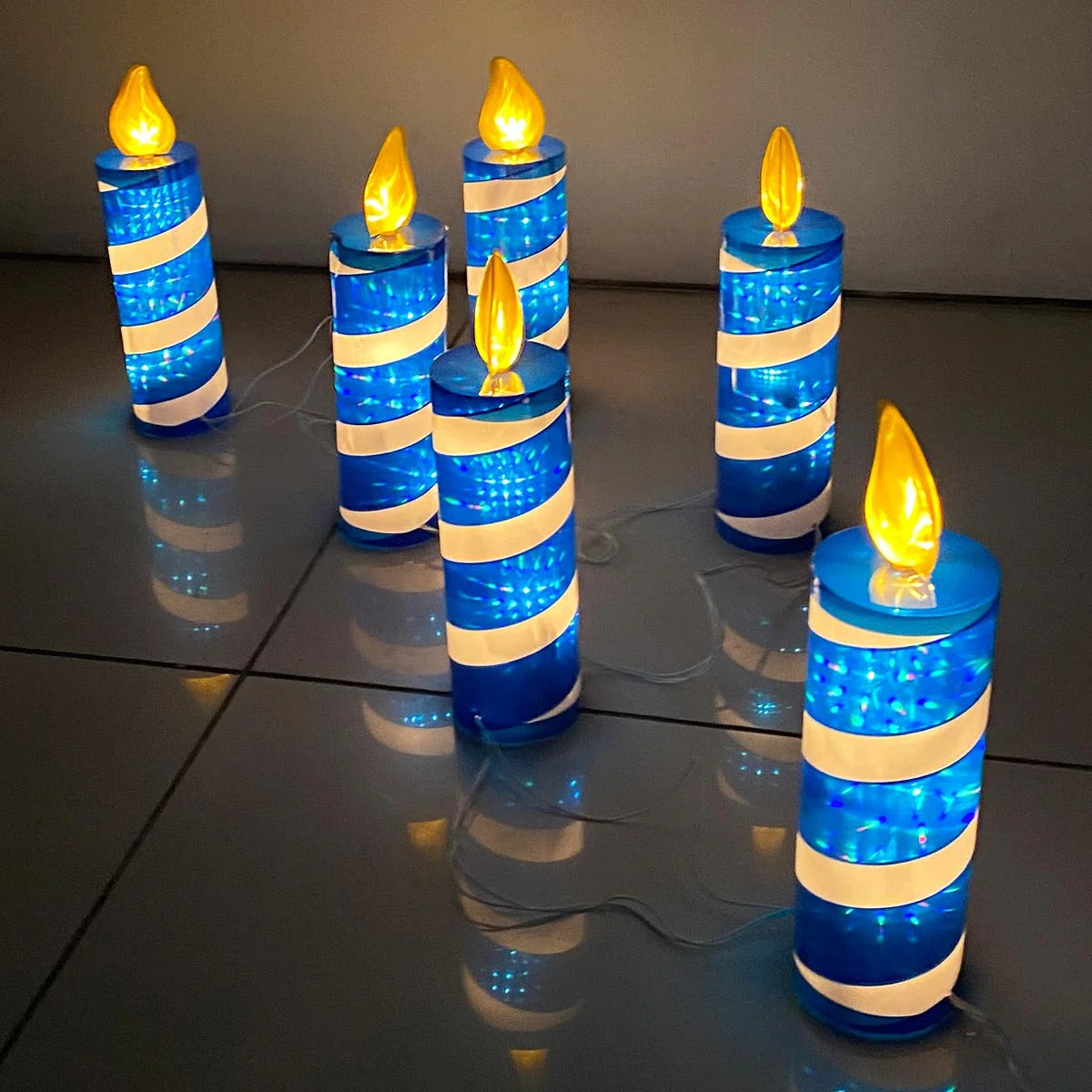 Velas grandes 2m🕯️- Luces LED de navidad