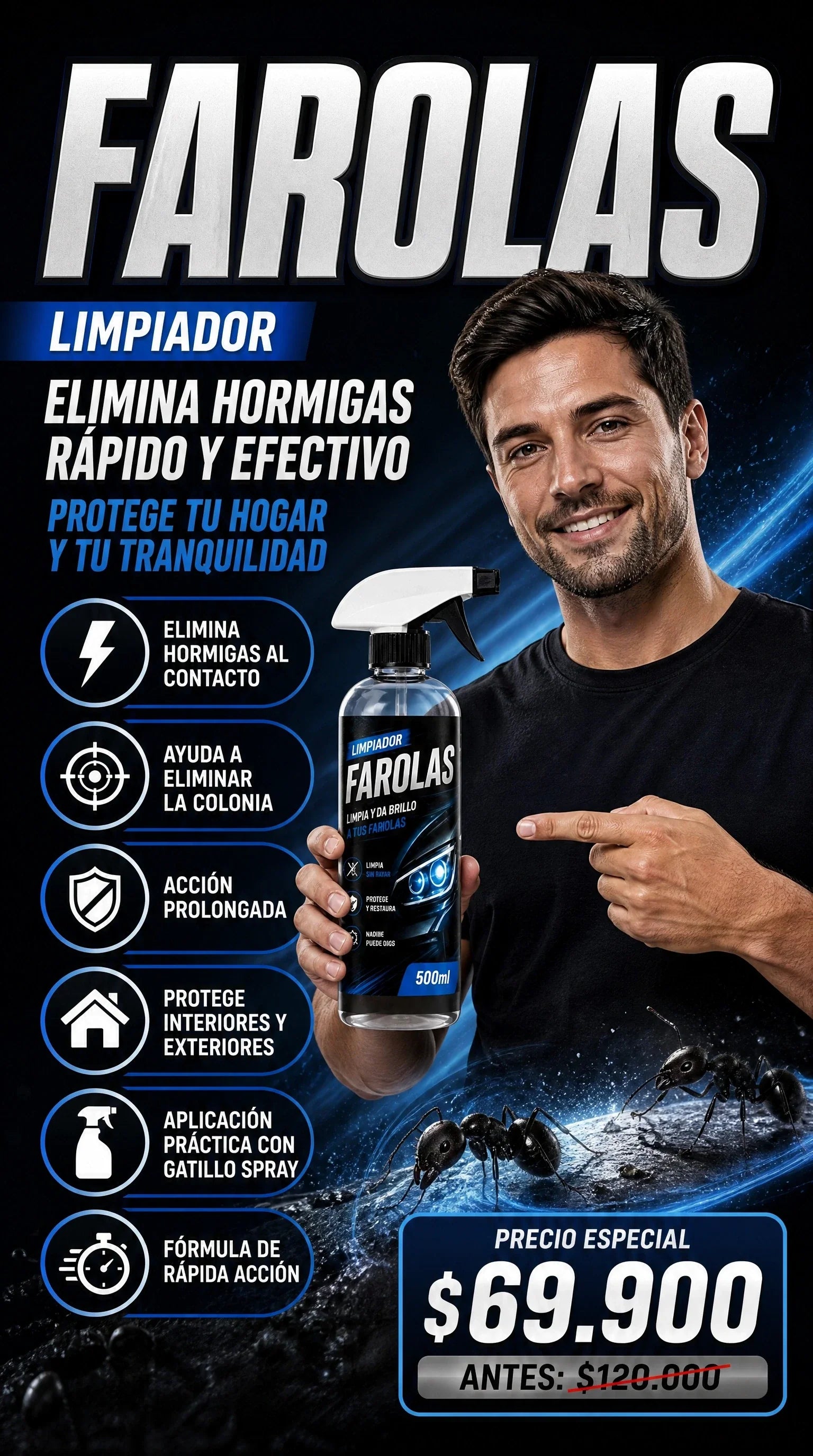 SPRAY FAROLAS