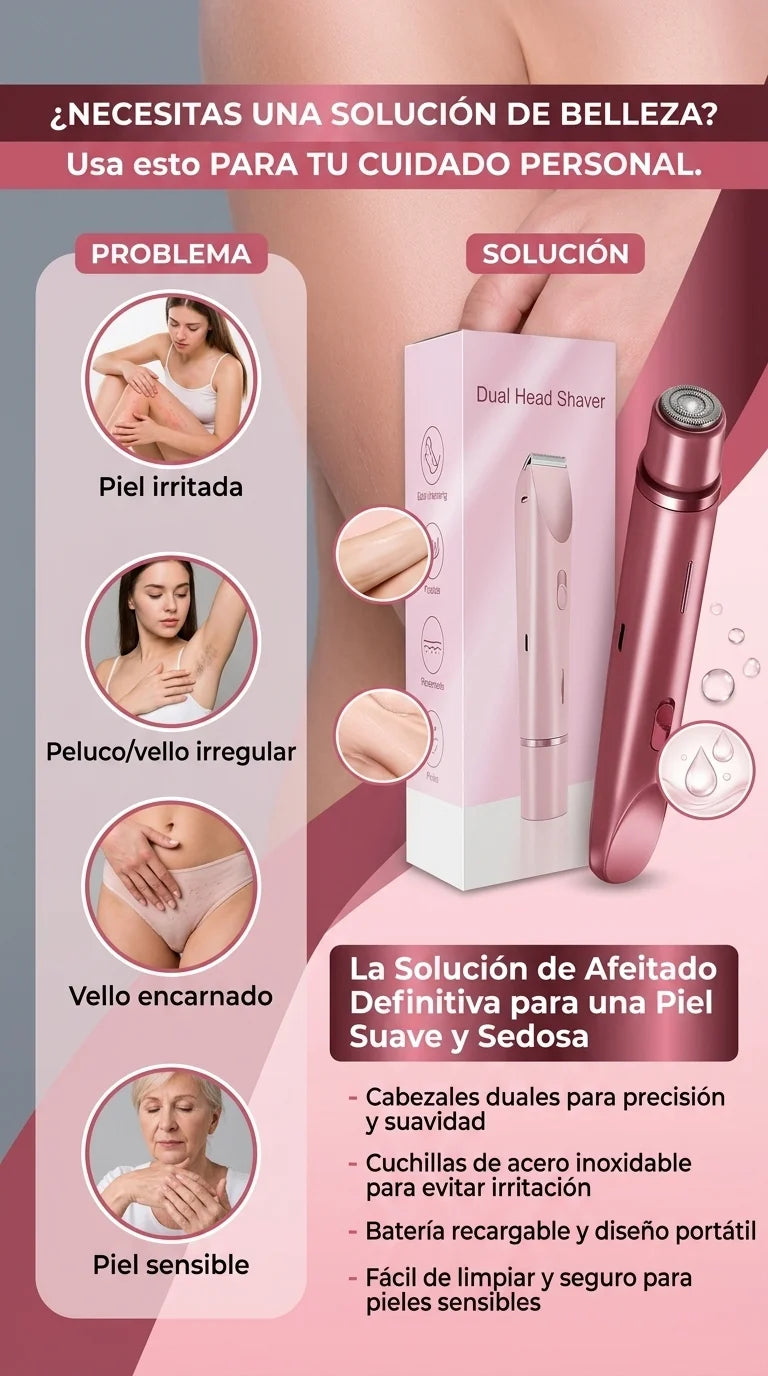 Depiladora 2 en 1