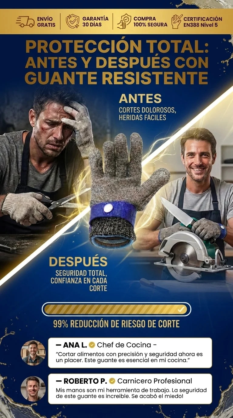 GUANTES ACERO