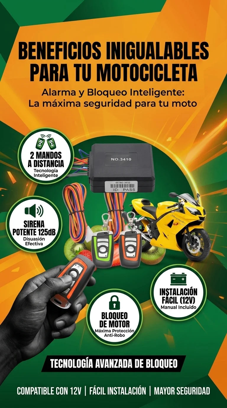Alarma para motocicleta