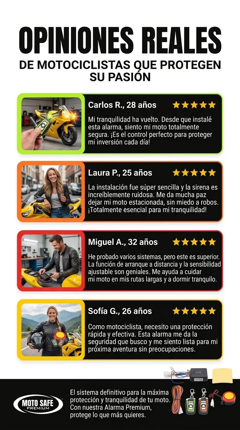 Alarma para motocicleta