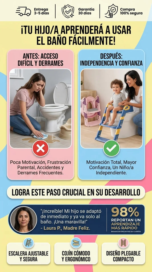 ESCALERA ENTRENAMIENTO PARA NIÑOS