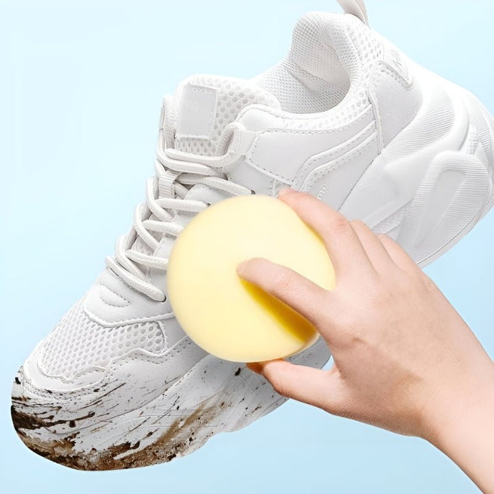 CLEAN SHOES PRO- CREMA LIMPIADORA DE ZAPATOS DE ALTA CALIDAD + ESPONJA GRATIS !